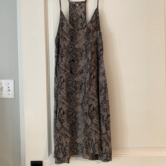 Joie Slip Dress in snakeskin print. Silk. Size Medium - Picture 1 of 5